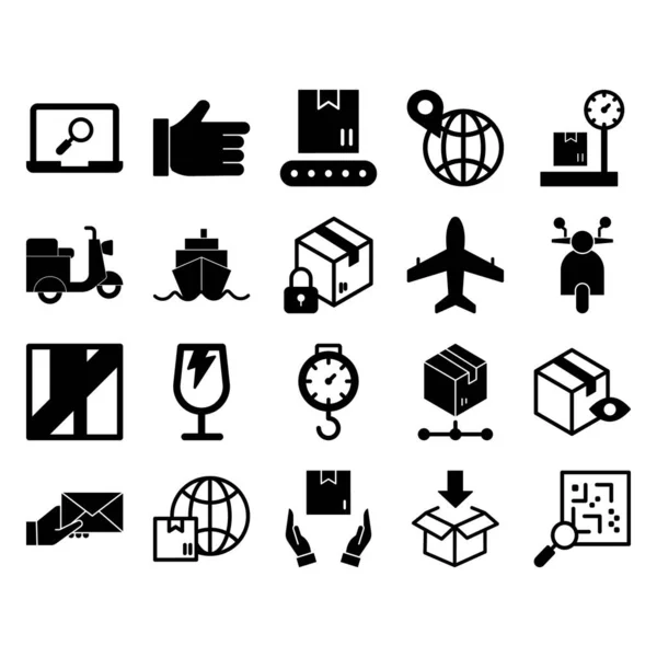 Shipping Logistics Vector Icon Which Suitable Commercial Work — Stockvektor