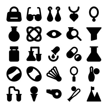 Ticari işler için uygun olan ve kolayca düzenlenebilen Asgari Kalın Vektör simgesi