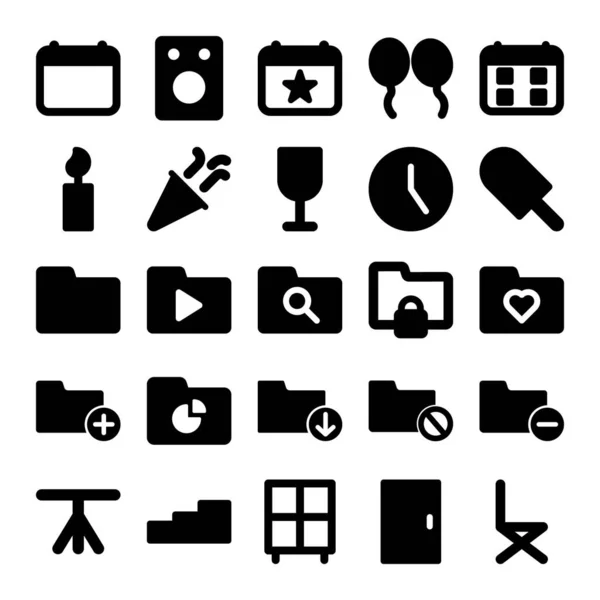 Minimal Bold Vector Icon Which Suitable Commercial Work Easily Modify — Vettoriale Stock