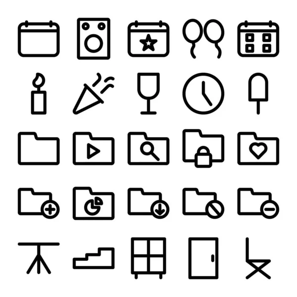 Minimal Bold Vector Icon Which Suitable Commercial Work Easily Modify — Stock vektor