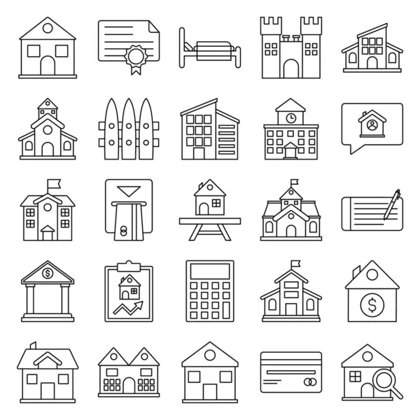 Real Estate Vector Icon Which Suitable Commercial Work Easily Modify — Stockvektor