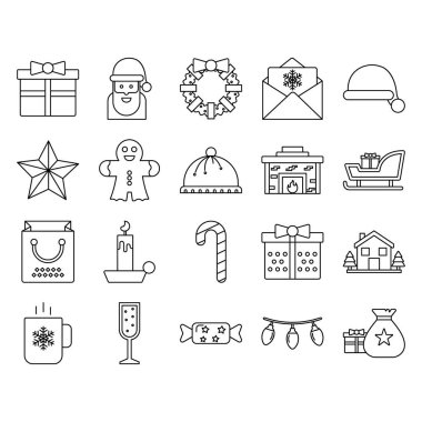 Noel Xmas Vector simgesi ticari işler için uygun ve kolayca düzenlenebilir veya düzenlenebilir