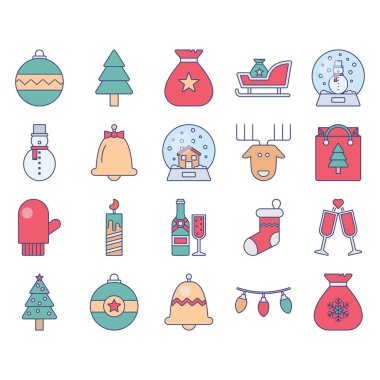 Noel Xmas Vector simgesi ticari işler için uygun ve kolayca düzenlenebilir veya düzenlenebilir