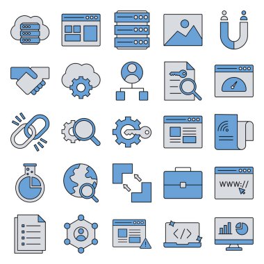 Ticari işler için uygun olan ve kolayca düzenlenebilen Web & Pazarlama Vektörü simgesi