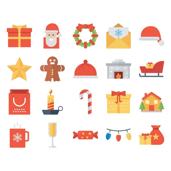 Weihnachten Xmas Vector Icon Das Für Kommerzielle Arbeit Geeignet Ist — Stockvektor