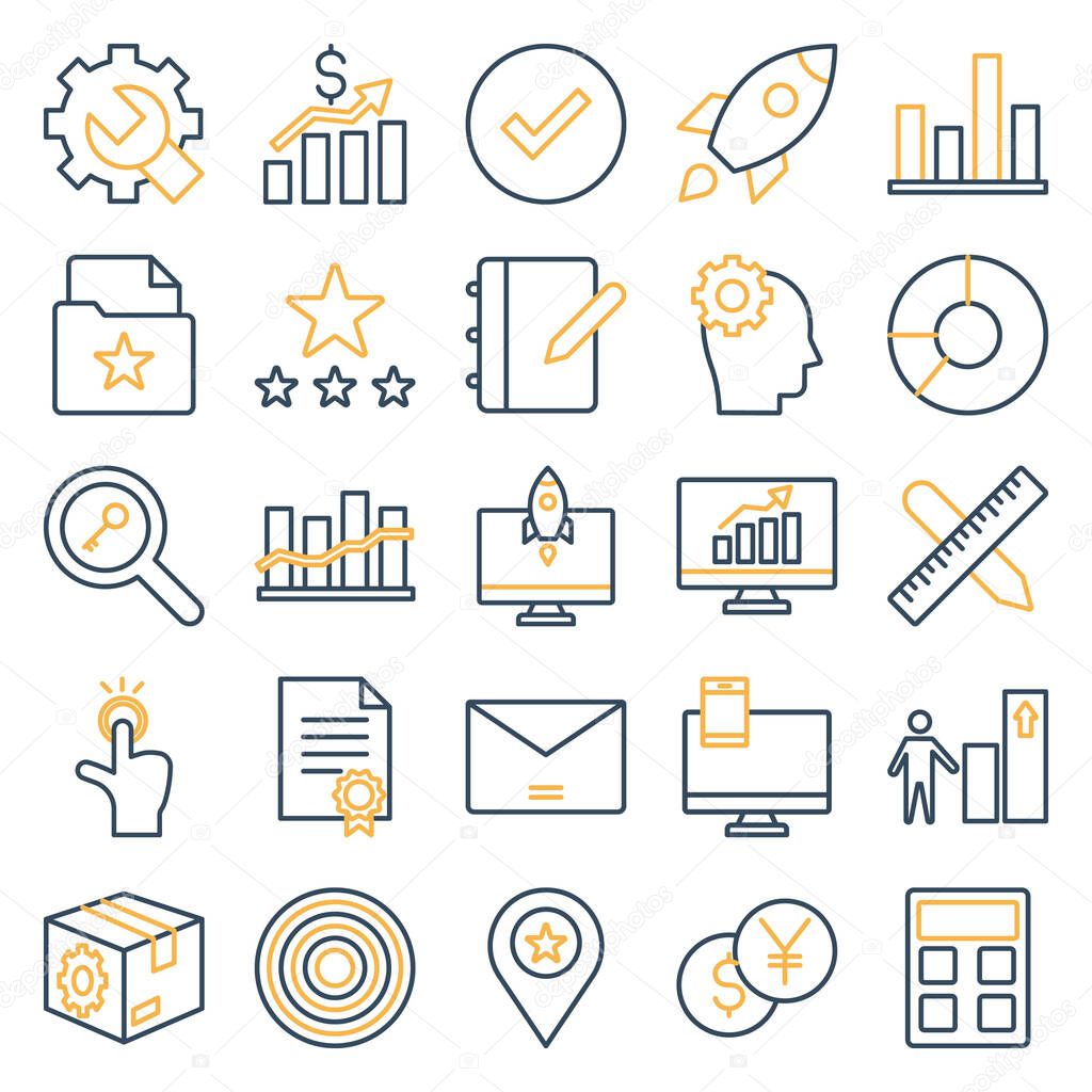Web Marketing Isolated Vector icon which can easily modify or edit