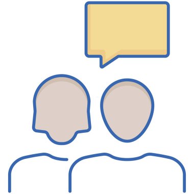 Kolayca düzenleyebilen ya da düzenleyebilen Sohbet Vektörü simgesi