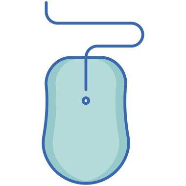 Fare aygıtı izole edilmiş Vektör simgesi kolayca değiştirilebilir veya düzenlenebilir
