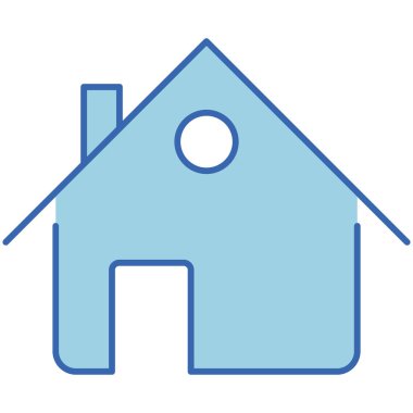 Kolayca değiştirebilen ya da düzenleyebilen Ev İzole Vektör simgesi