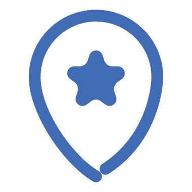 Kolayca değiştirebilen ya da düzenleyebilen Yer İmleri İzole Vektör simgesi