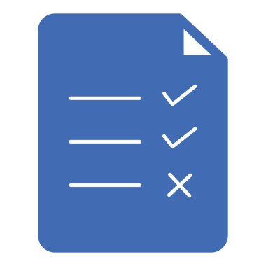 Kontrol listesi dosyası izole edilmiş Vektör simgesi kolayca düzenleyebilir ya da düzenleyebilir