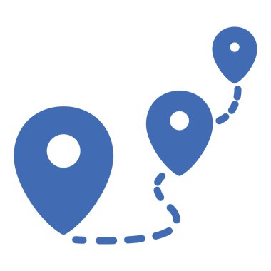 konum pimleri izole edilmiş vektör simgesi kolayca düzenleyebilir ya da değiştirebilir