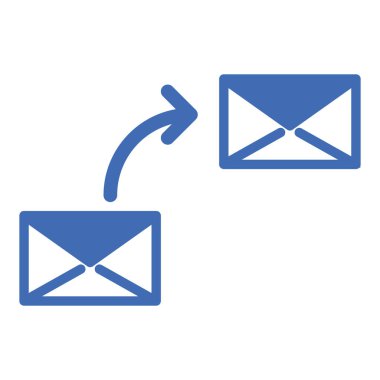 İleti Yönlendirilmiş Vektör simgesi Kolayca değiştirilebilir veya düzenlenebilir