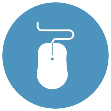 Fare aygıtı izole edilmiş Vektör simgesi kolayca değiştirilebilir veya düzenlenebilir