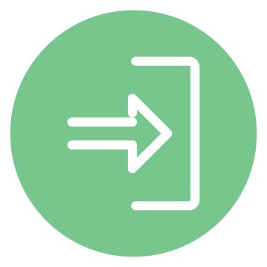 Kolayca değiştirilebilen veya düzenlenebilen izole edilmiş vektör simgesini yönlendir