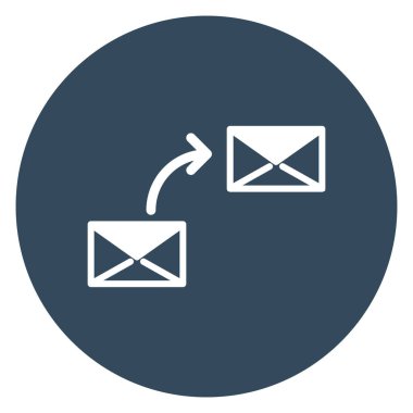 İleti Yönlendirilmiş Vektör simgesi Kolayca değiştirilebilir veya düzenlenebilir