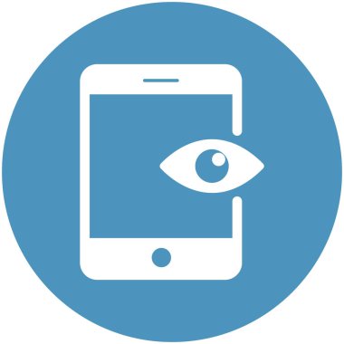 Mobil güvenlik izole edilmiş Vektör simgesi kolayca düzenleyebilir ya da değiştirebilir