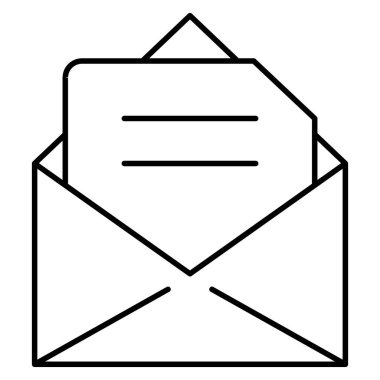 Kolayca düzenleyebilen ve düzenleyebilen Zarflı Vektör simgesi