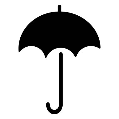 Kolayca değiştirebilen veya düzenleyebilen Şemsiye İzole Vektör simgesi