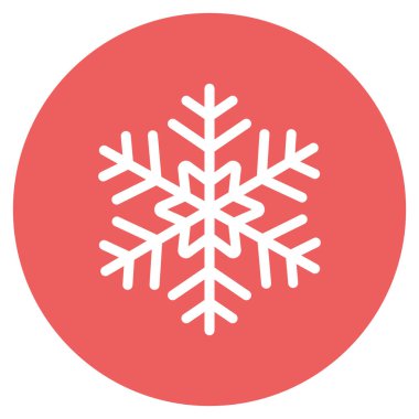 Kar Tanesi İzole Vektör simgesi kolayca düzenleyebilir ya da değiştirebilir