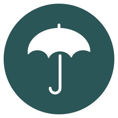 Kolayca değiştirebilen veya düzenleyebilen Şemsiye İzole Vektör simgesi