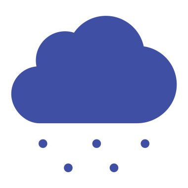  Bulutlu İzole Vektör simgesi kolayca düzenleyebilir ya da değiştirebilir