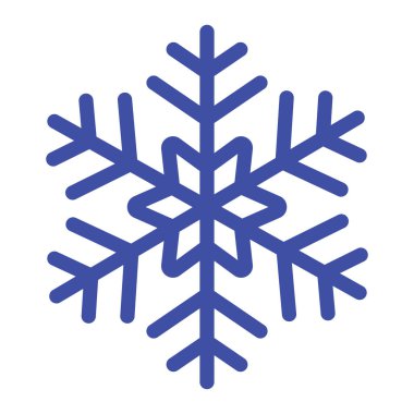 Kar Tanesi İzole Vektör simgesi kolayca düzenleyebilir ya da değiştirebilir