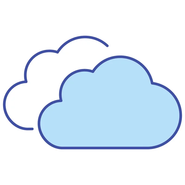 Ikona Cloud Isolated Vector Która Może Łatwo Modyfikować Lub Edytować — Wektor stockowy