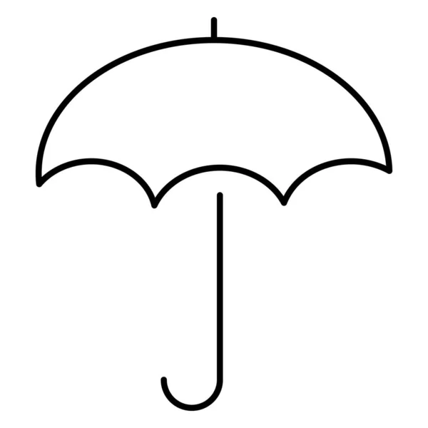 Umbrella Isolated Vector Icon Which Can Easily Modify Edit — Stock Vector