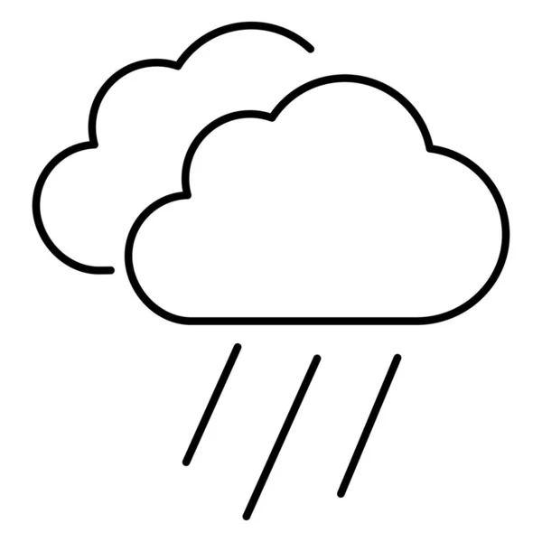 Température Pluie Isolée Icône Vectorielle Qui Peut Facilement Modifier Modifier — Image vectorielle