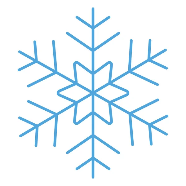 Copo Nieve Aislado Icono Del Vector Que Puede Modificar Editar — Vector de stock