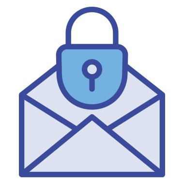 Mektup. Web simgesi basit illüstrasyon