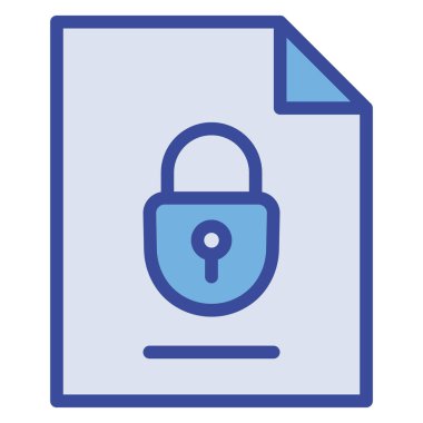 Güvenliği sağla. Basit resimleme