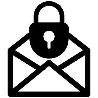 E-posta. Web simgesi basit illüstrasyon