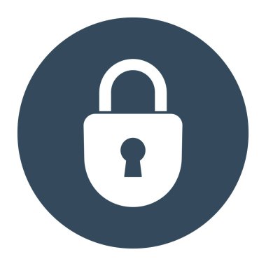 ikon vektör illüstrasyonunu kilitle