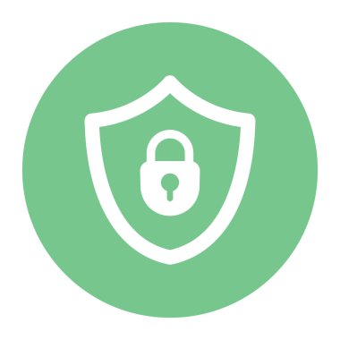 kalkan ikon vektör illüstrasyonu