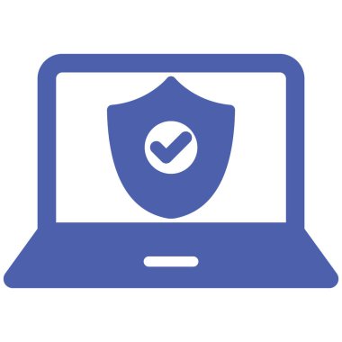 Bilgisayar. Web simgesi basit illüstrasyon