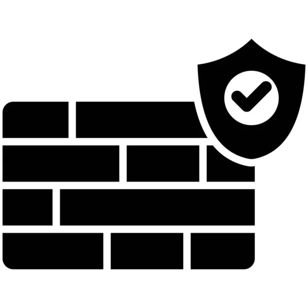 Güvenlik. Web simgesi basit illüstrasyon