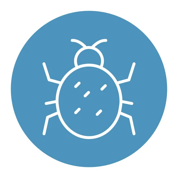Bug Isolated Vector Icon Which Can Easily Modify Edit — Stock Vector