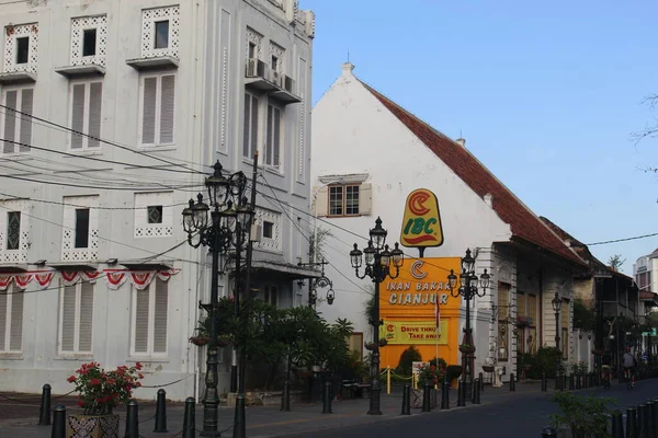 Das Restaurant Ikan Bakar Cianjur Der Altstadt Von Semarang Ist — Stockfoto