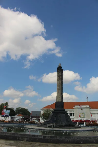 Tugu Muda Anıtı Savaş Anıtı Semarang Şehrinin Simgelerinden Biridir — Stok fotoğraf