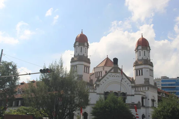 Edificio Lawang Sewu Edificio Patrimonio Holandés Que Hito Ciudad Semarang —  Fotos de Stock