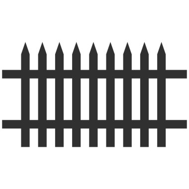 Ahşap çitten yapılmış basit bir çit.