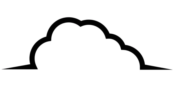 Шаблон хмарного логотипу для цифрової інформації про зберігання даних — стоковий вектор