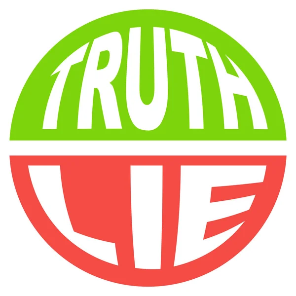 Lie detector gauge icon, truth misinformation polygraph power — стоковый вектор
