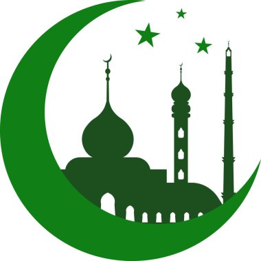 Namaz, Mübarek, Ramazan, Müslüman ve şirket logosu için İslam Camii logosu