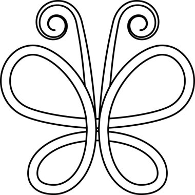 Sarmaş dolaş zarif kelebekler