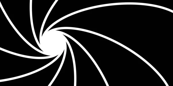 Jamesrifled Gun Barrel Grooves Agent Secret Numéro 007 Bond — Image vectorielle
