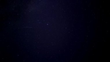 Movement universe relative earth, night sky comet nebula, stars. High quality 4k footage