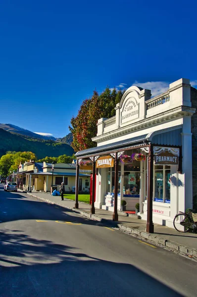 The historic Pritchard Pharmacy in the historic gold mining town of Arrowtown, South Island, New Zealand